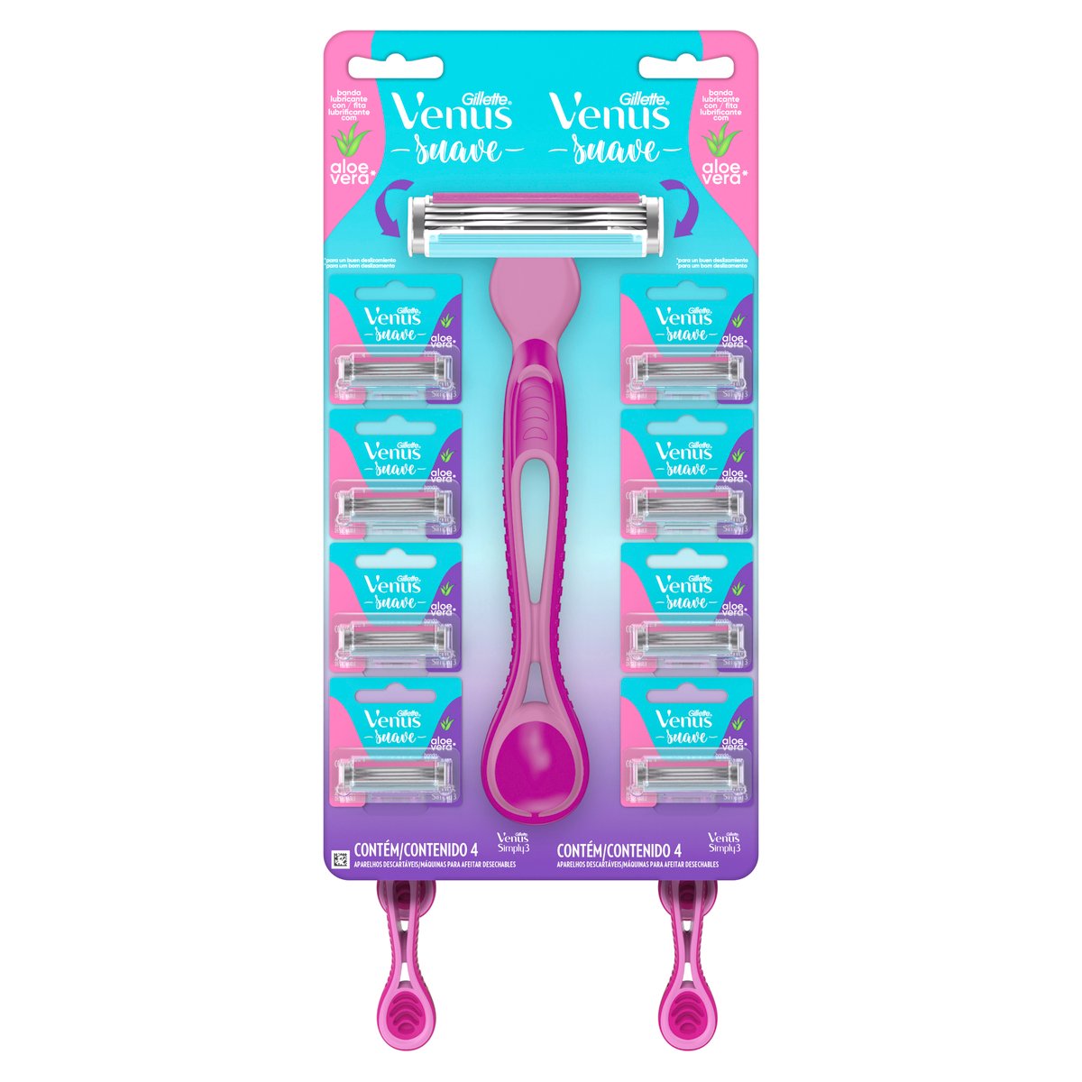 MAQUINA VENUS SUAVE DESECHABLE C/1