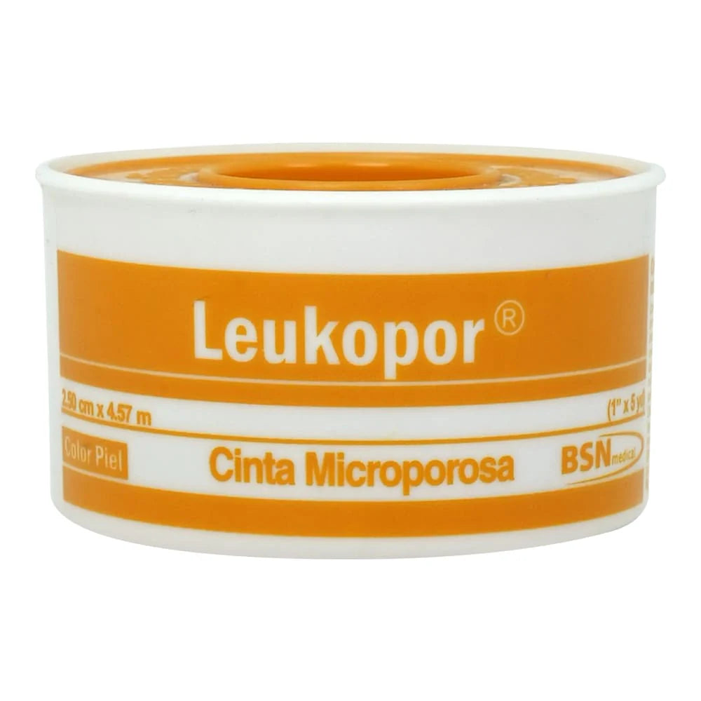 CINTA MICROPORE LEUKOPOR PIEL 2.5*4.57M