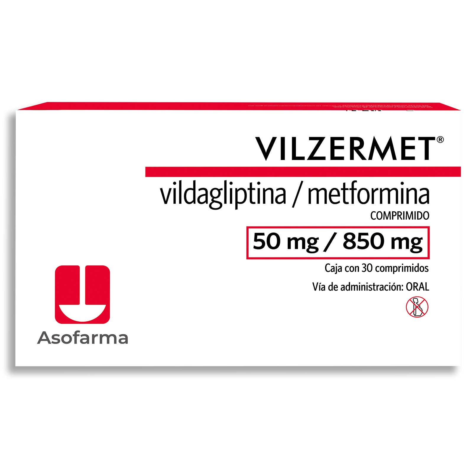 VILZERMET 50/850MG COMPRIMIDOS C/30