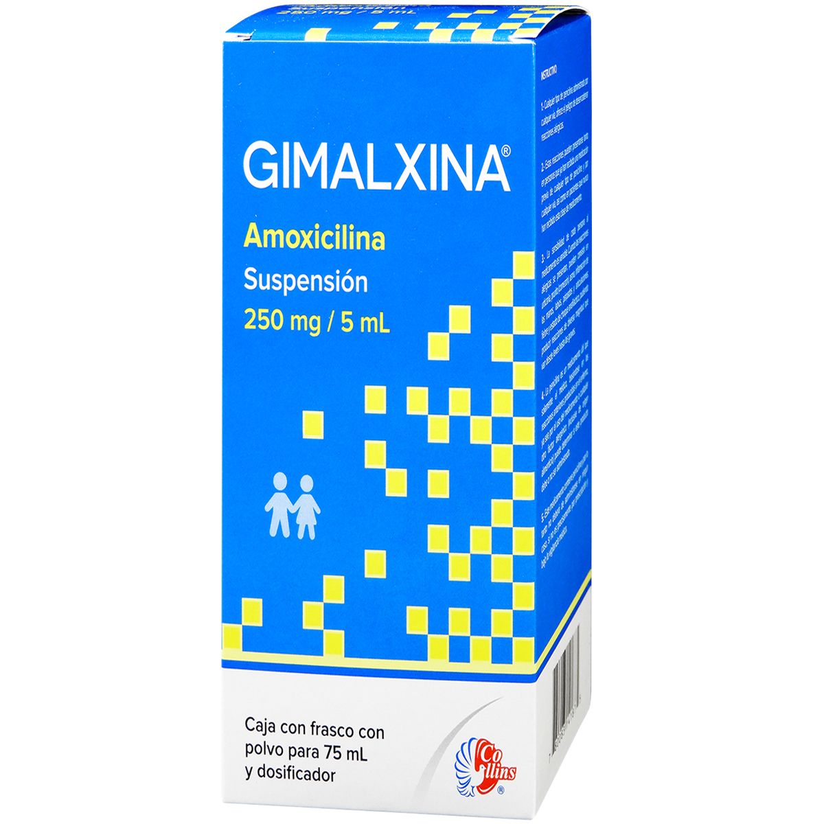 GIMALXINA 250MG/5ML SUSPENSION 75ML (GI)