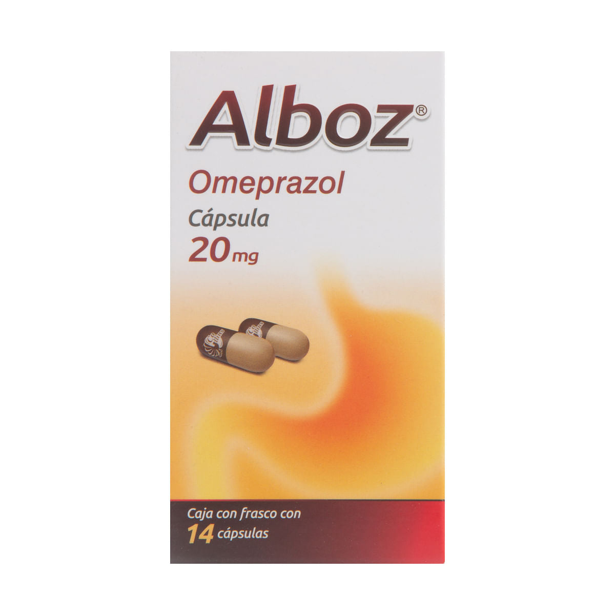 ALBOZ 20MG CAPSULAS C/14 (GI)