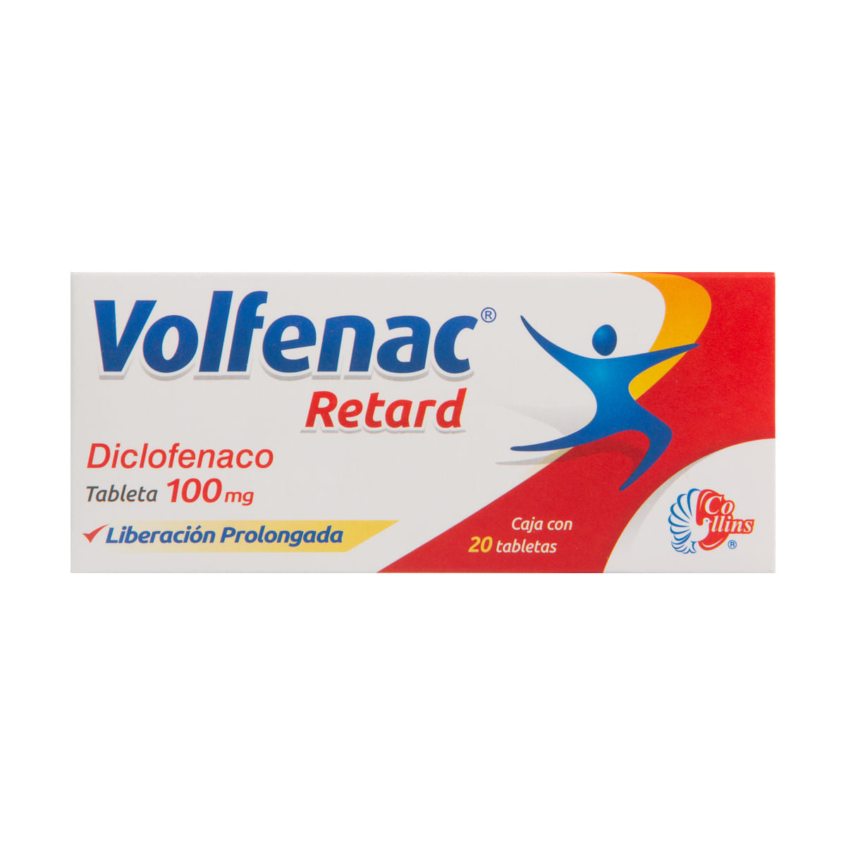 VOLFENAC RETARD 100MG TABLETAS LP C/20 (GI)