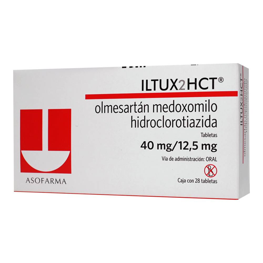 ILTUX2HCT 40/12.5MG TABLETAS C/28