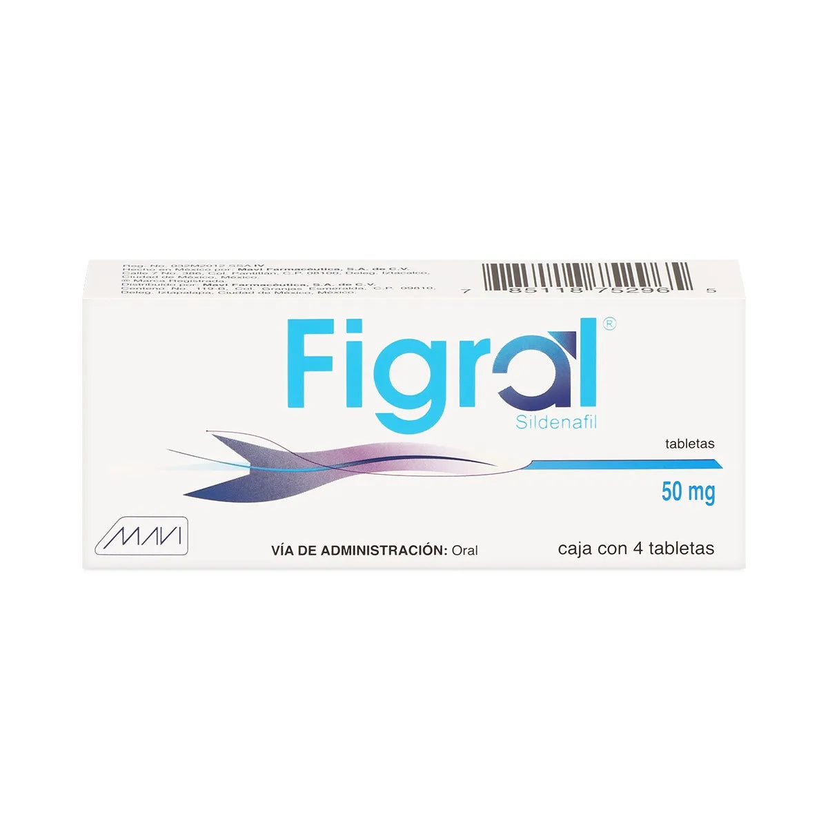 FIGRAL 50MG TABLETAS C/4 (GI)
