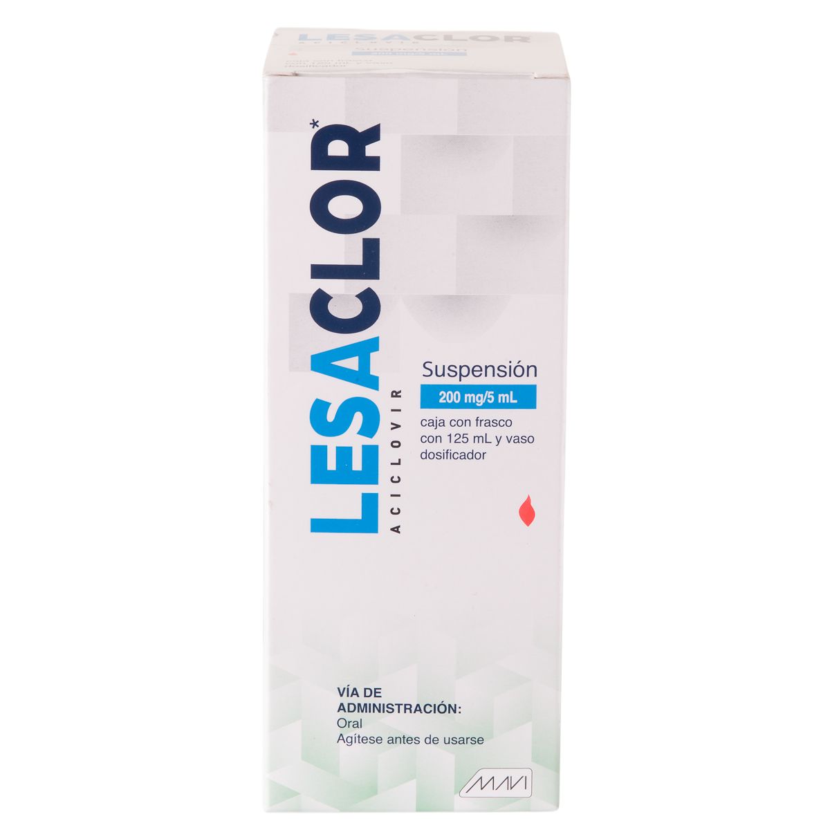 LESACLOR 200MG/5ML SUSPENSION 125ML (GI)