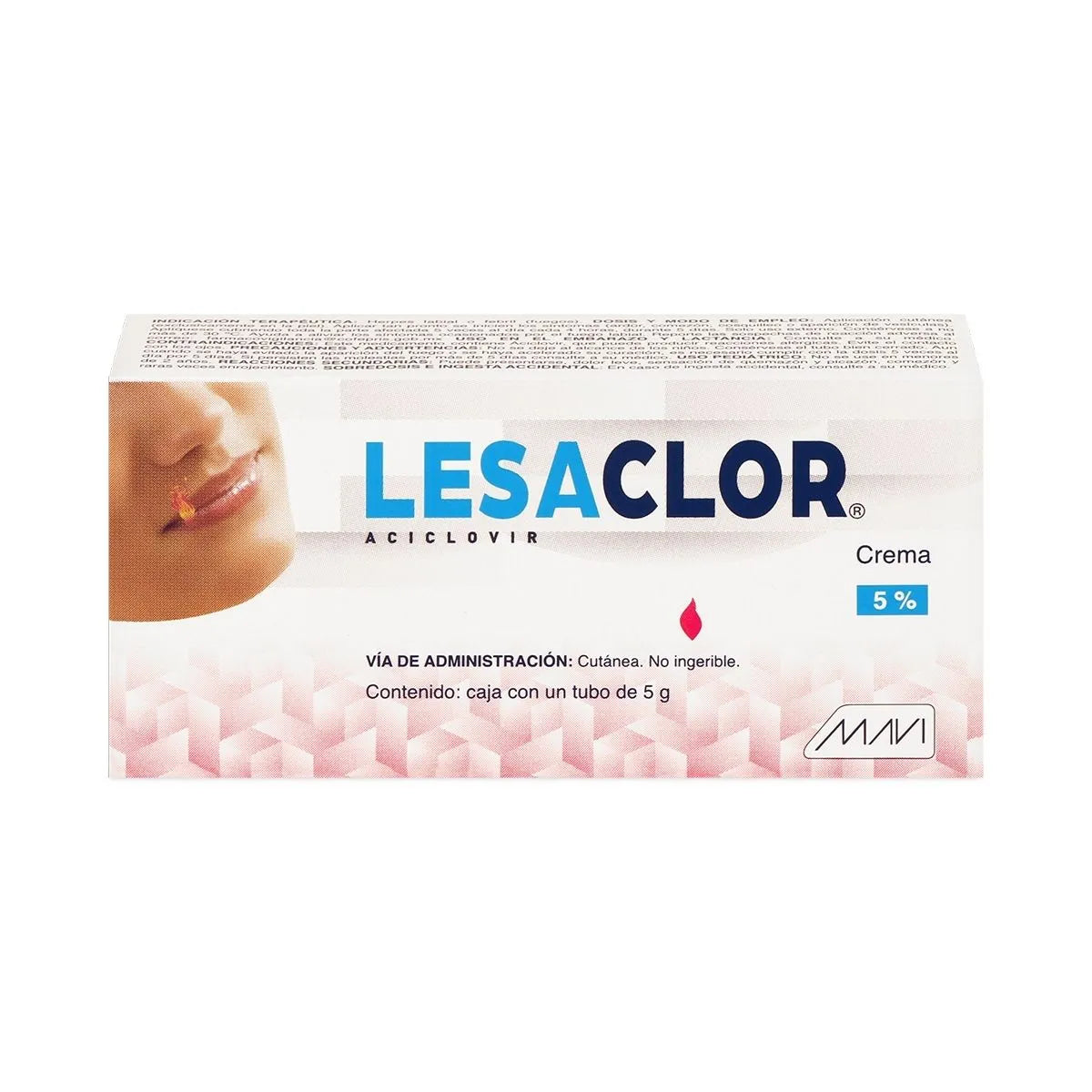 LESACLOR CREMA TUBO 5% 5G (GI)