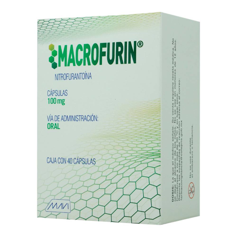 MACROFURIN 100MG CAPSULAS C/40 (GI)