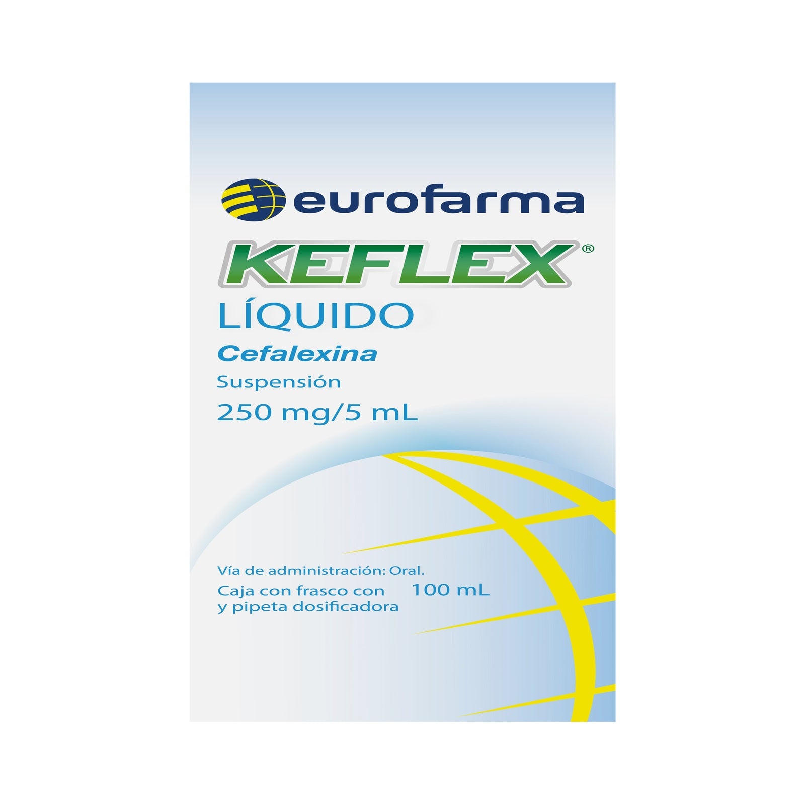 KEFLEX LIQUIDO 250MG/5ML SUSPENSION 100ML