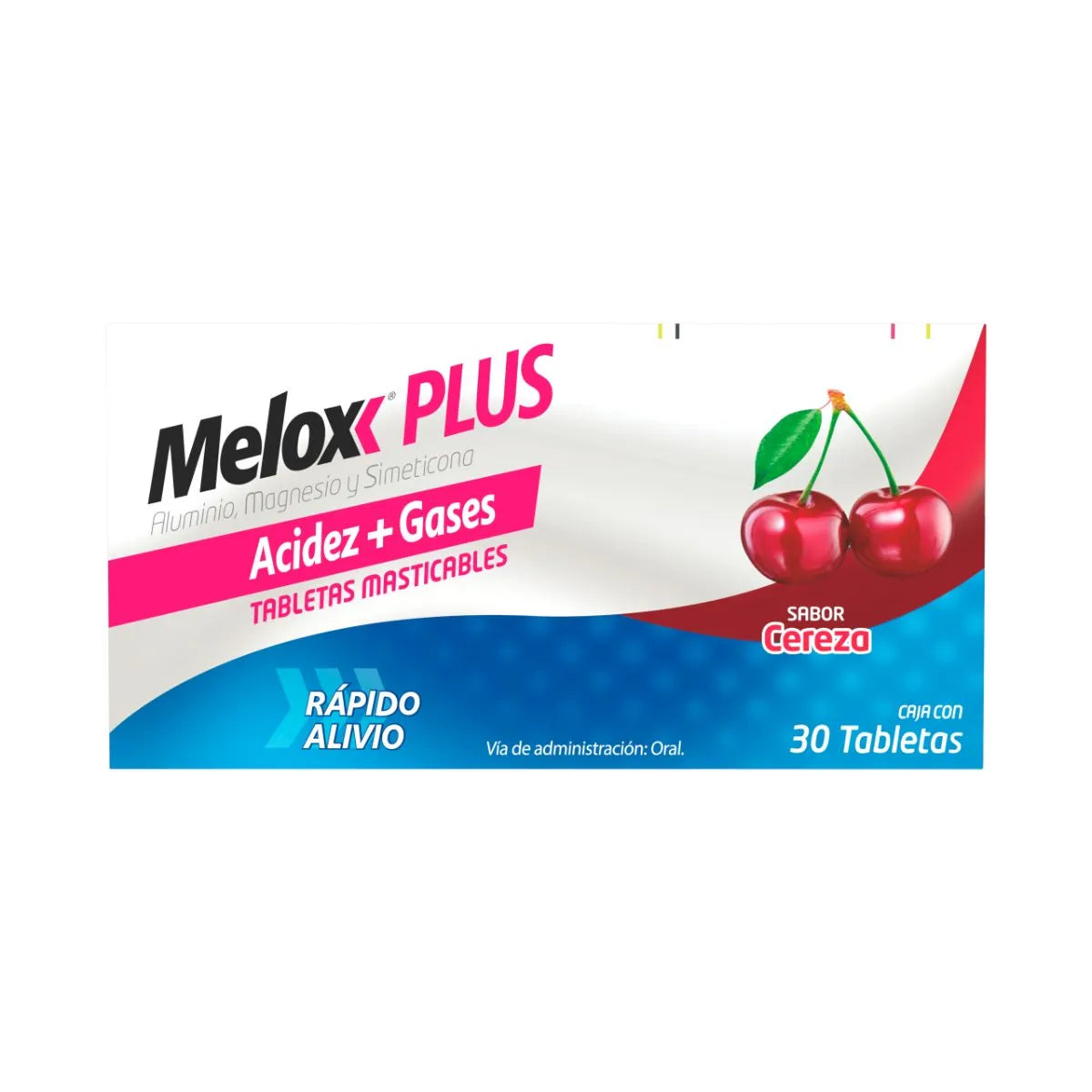 MELOX PLUS CEREZA TABLETAS C/30