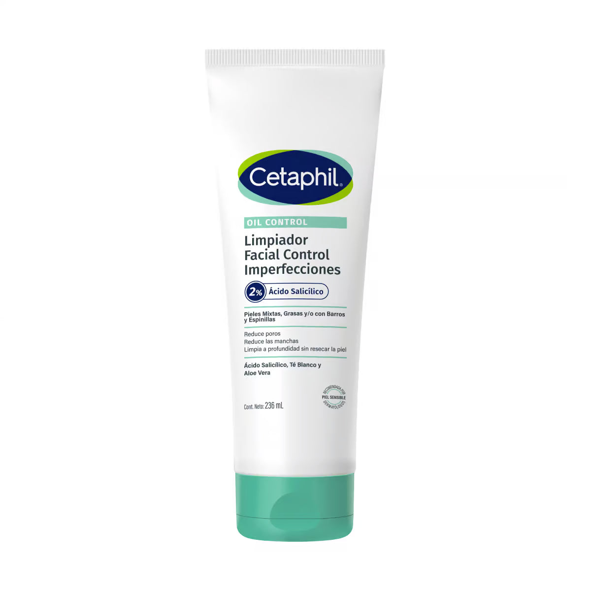 CETAPHIL 2% OIL CONTROL LIMPIADOR FACIAL 236ML