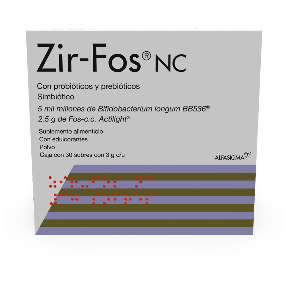 ZIR-FOS NC SUPLEMENTO ALIMENTICIO 3G SOBRES C/30 *