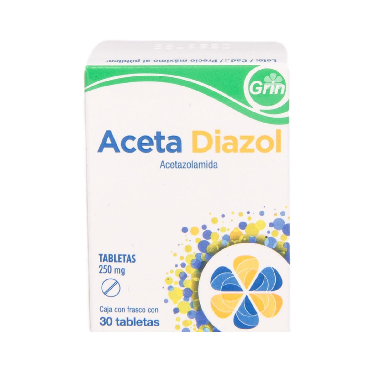 ACETA DIAZOL 250MG TABLETAS C/30