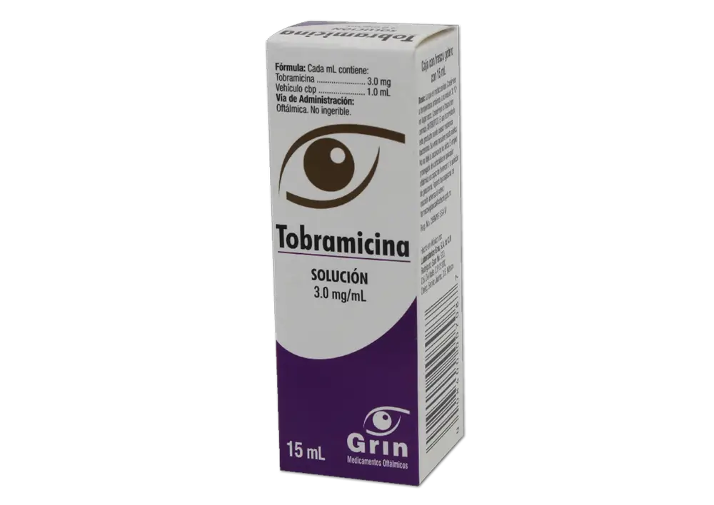 TOBRAMICINA GRIN 3.0MG/ML GOTAS OFT 15ML (GI)