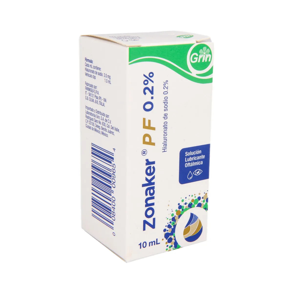 ZONAKER PF 0.2% SOLUCION 10ML