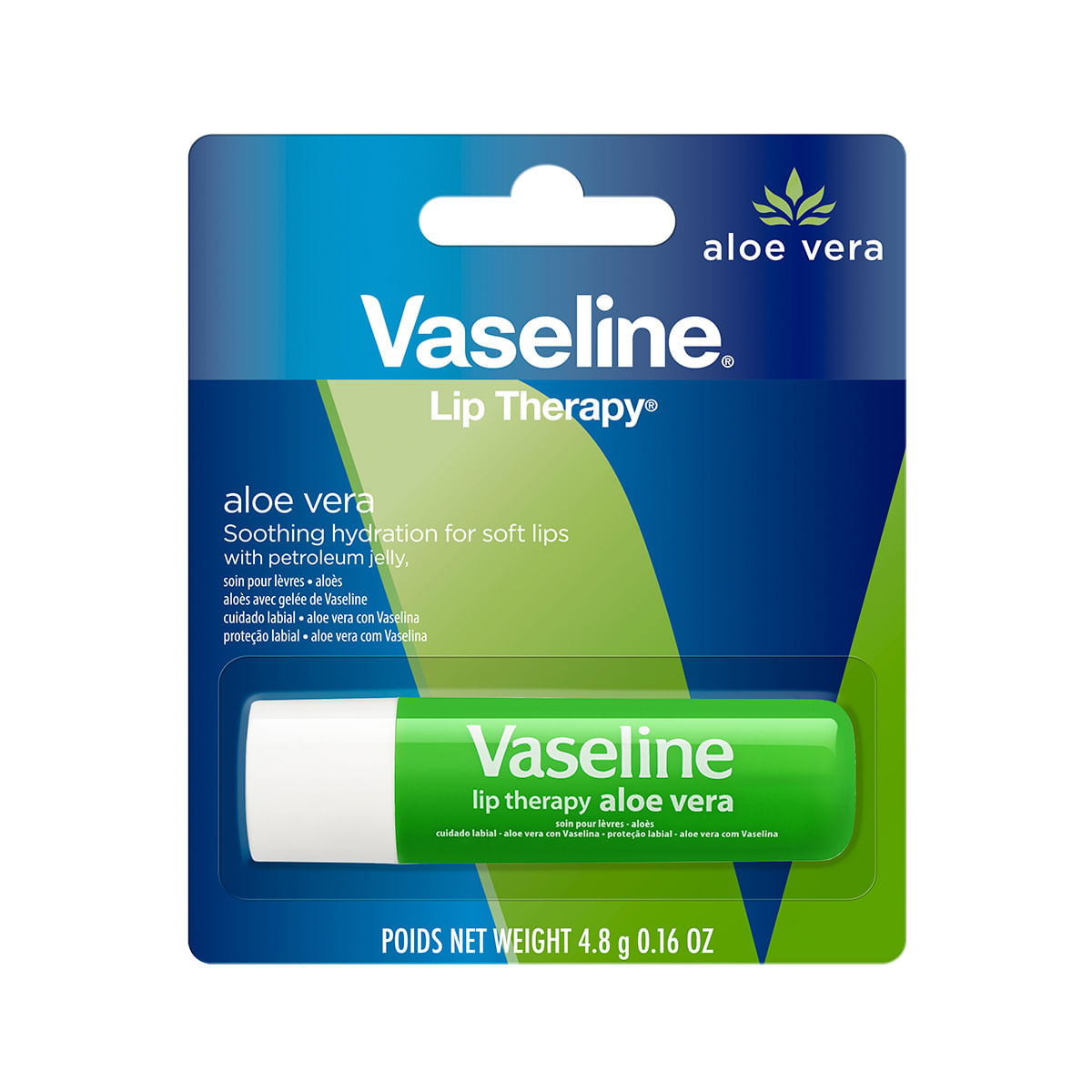 BALSAMO LABIAL VASELINE ALOE VERA 4.8G *