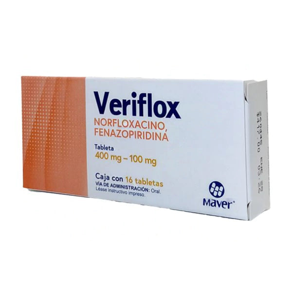 VERIFLOX 400/100MG TABLETAS C/16 (GI)