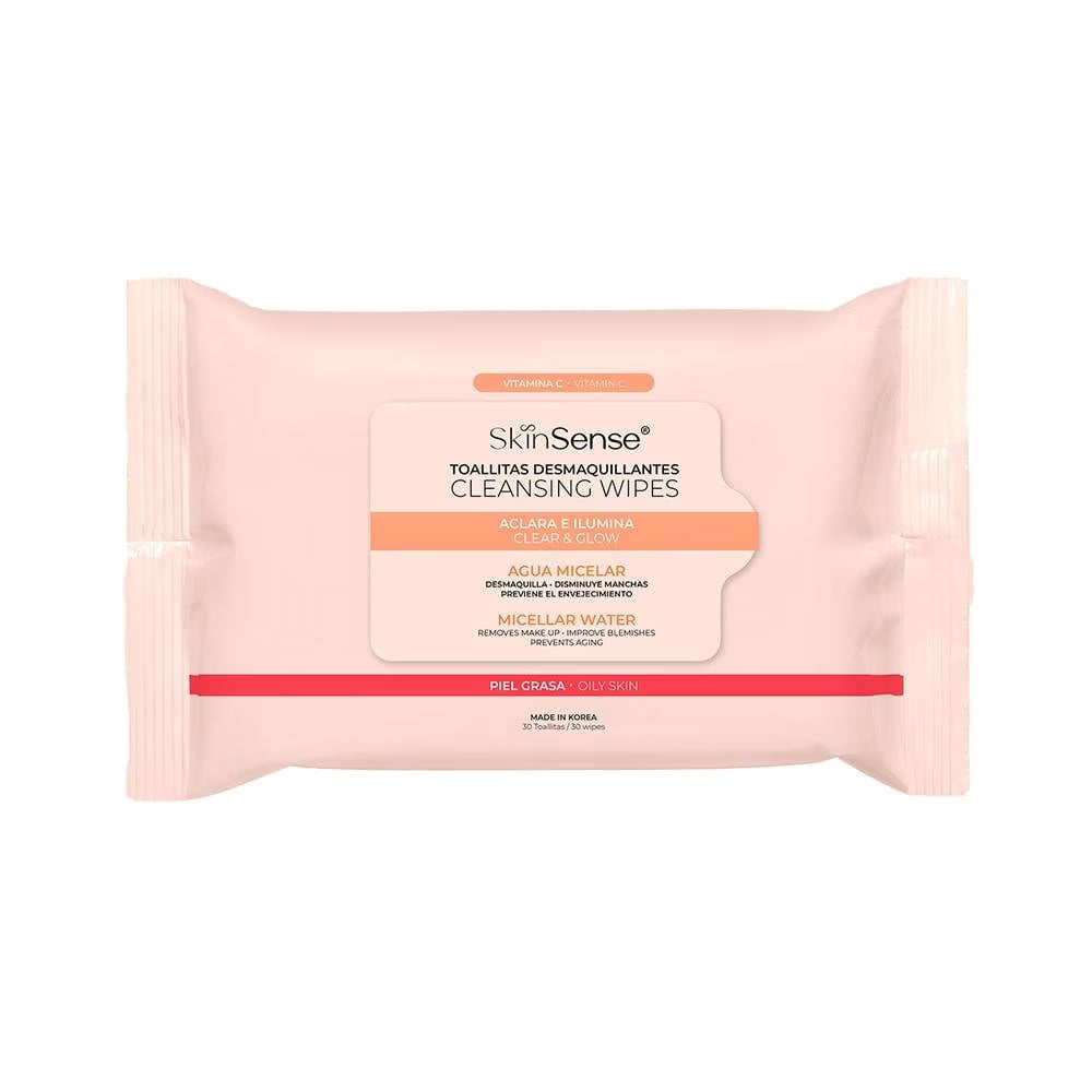 TOALLAS DESMAQUILLANTES SKIN SENSE VITAMINA C C/25 *