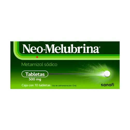NEO-MELUBRINA 500MG TABLETAS CON 10
