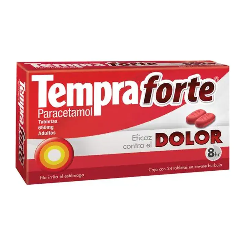 TEMPRA FORTE 650MG C/24 TABLETAS