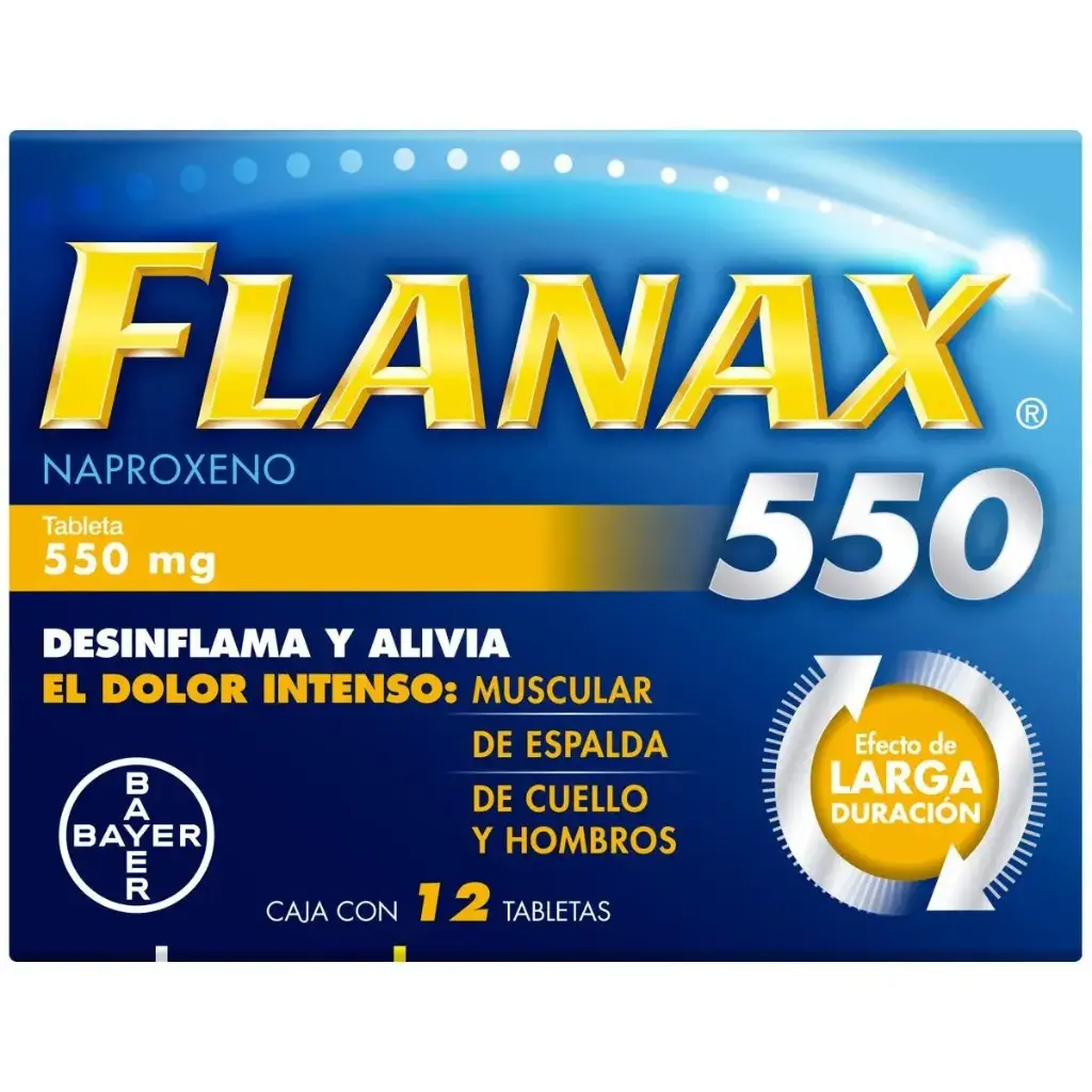 FLANAX 550MG TABLETAS CON 12