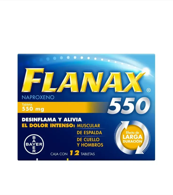 FLANAX 550MG TABLETAS CON 12