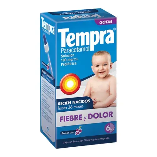 TEMPRA GOTAS PEDIATRICO 100MG 30ML