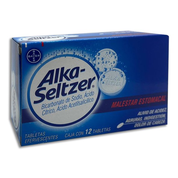 ALKA-SELTZER TABLETAS C/12