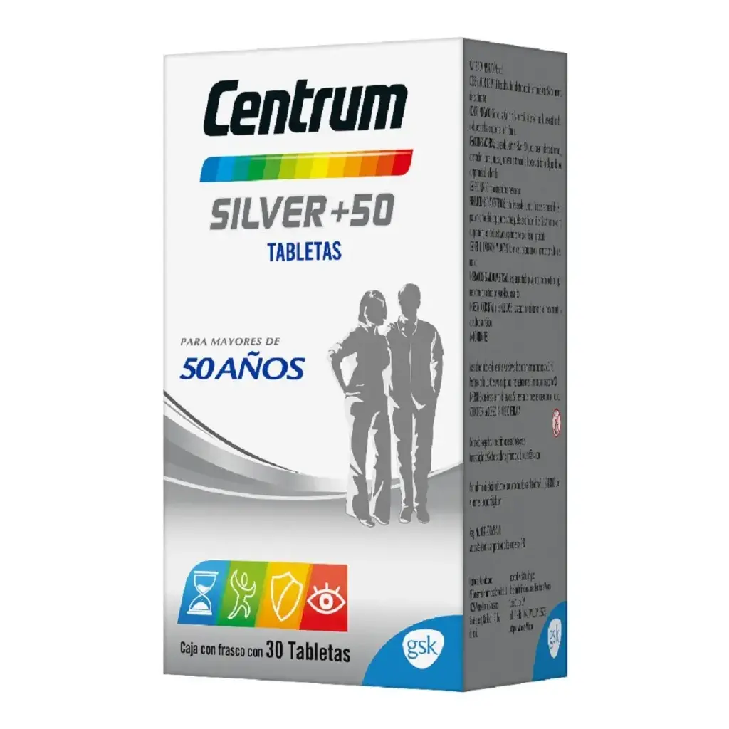 CENTRUM SILVER+50 TABLETAS CON 30