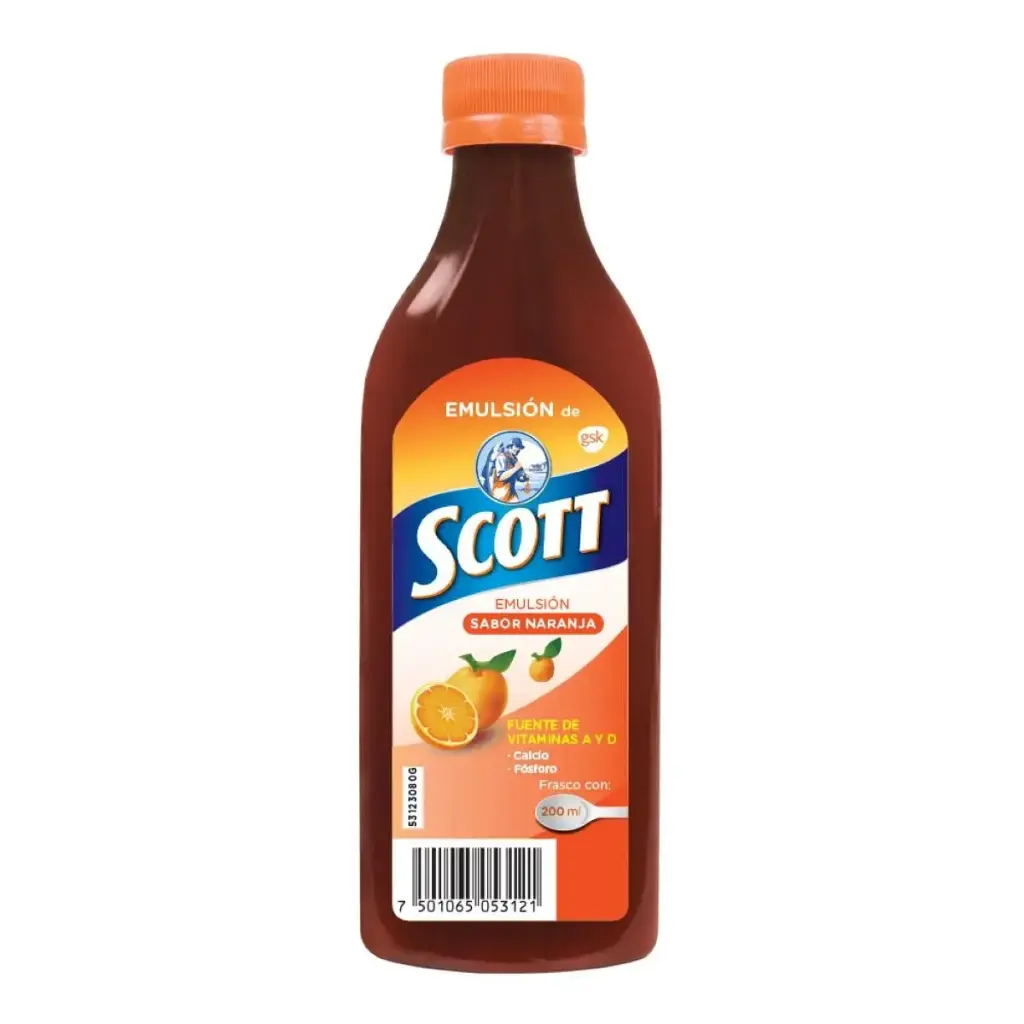 EMULSION DE SCOTT NARANJA 200ML