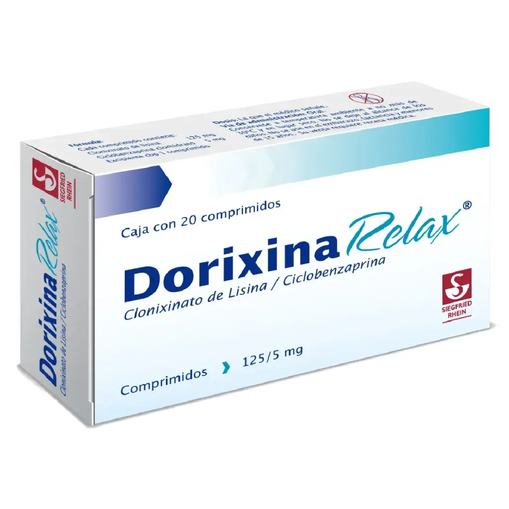 DORIXINA RELAX 125/5MG COMPRIMIDOS CON 20