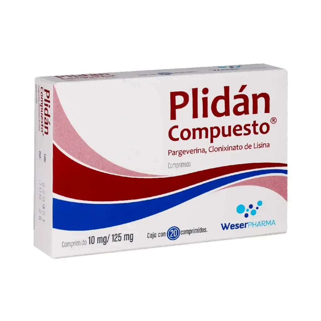 PLIDAN COMP 10/125MG COMPRIMIDOS CON 20