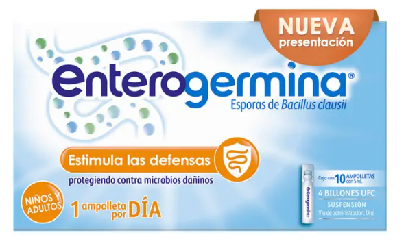 ENTEROGERMINA AMPULA ORAL CON 10 (4 BILL UFC)