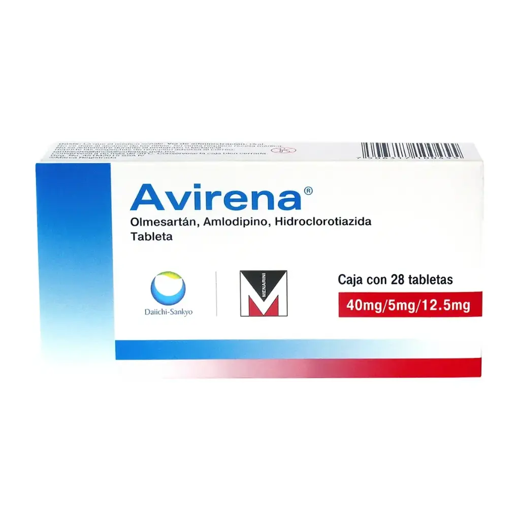 AVIRENA 40/5/12.5MG TABLETAS CON 28