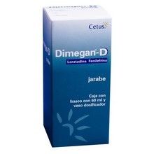 DIMEGAN-D 1/4MG JARABE 60ML  VASO