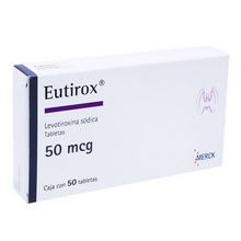 EUTIROX 50MCG TABLETAS C/50