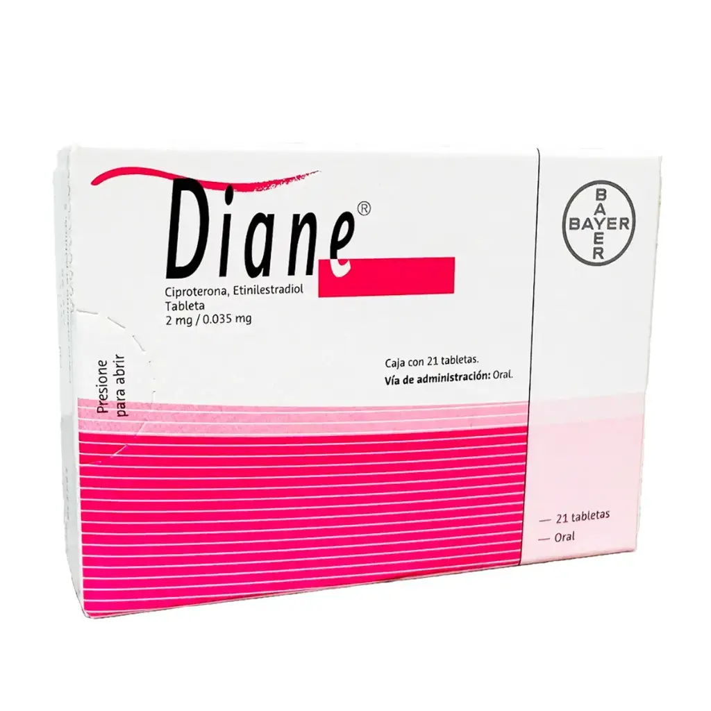 DIANE 2/0.035MG TABLETAS C/21
