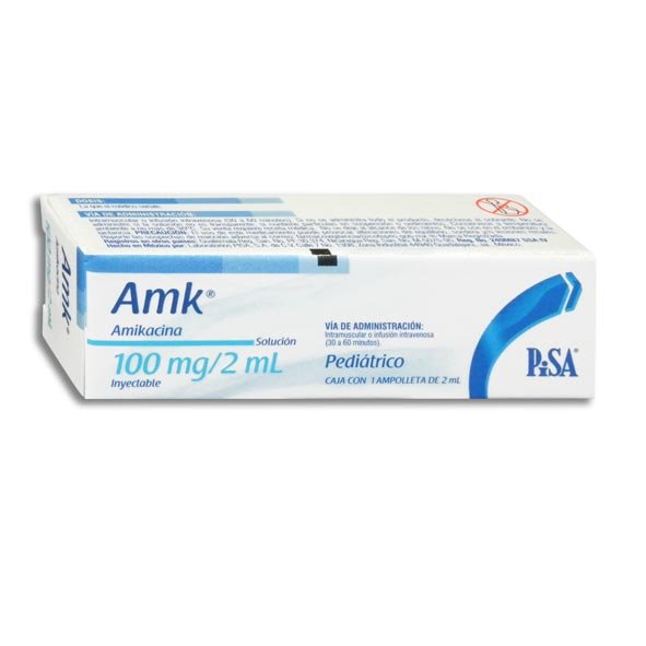 AMK 100MG/2ML INYECTABLE CON 1