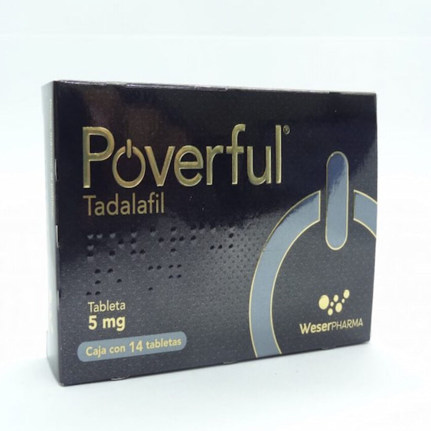 POVERFUL 5 MG TABLETAS CON 14