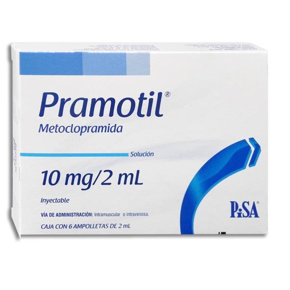 PRAMOTIL 10MG/2ML AMPULA CON 6