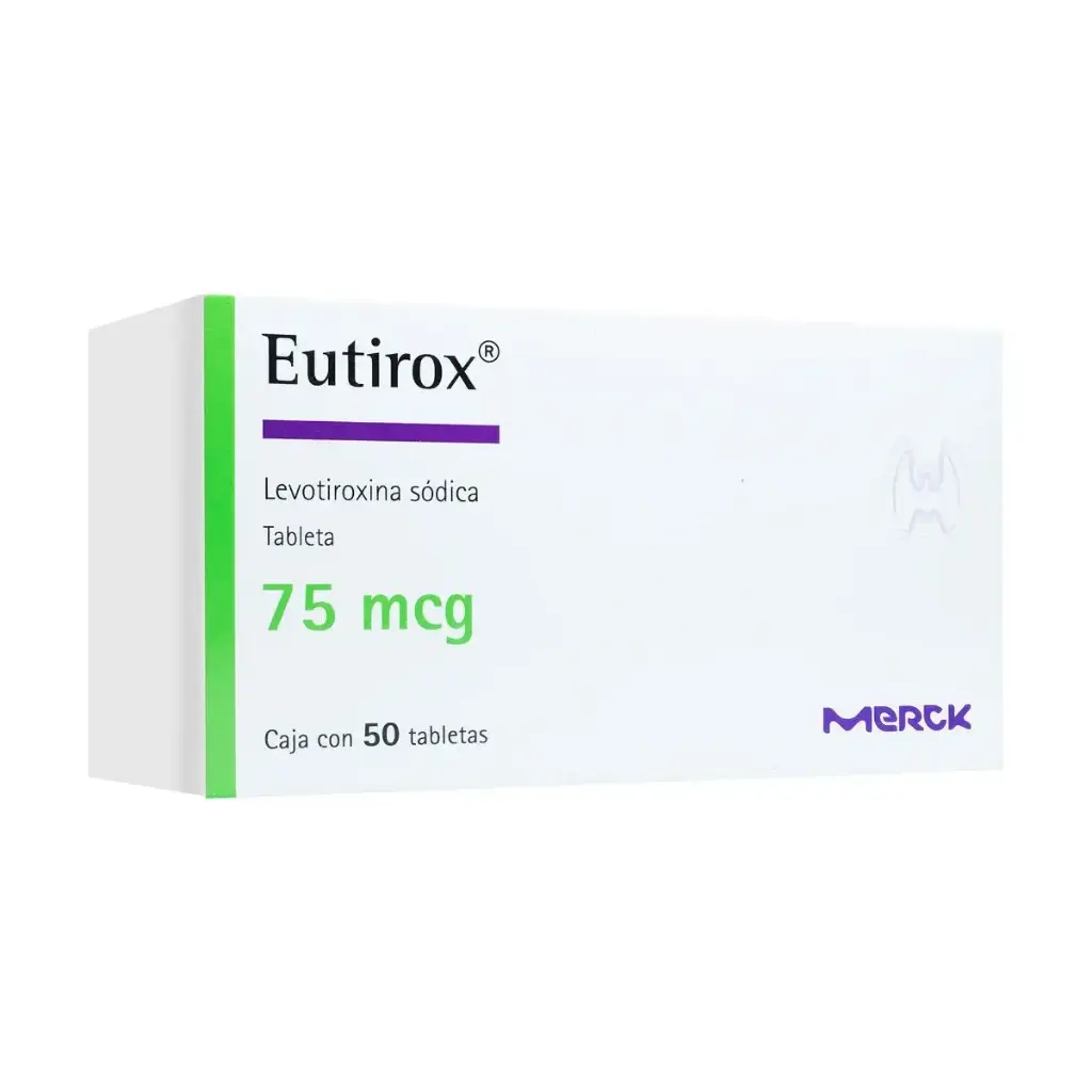 EUTIROX 75MCG TABLETAS CON 50