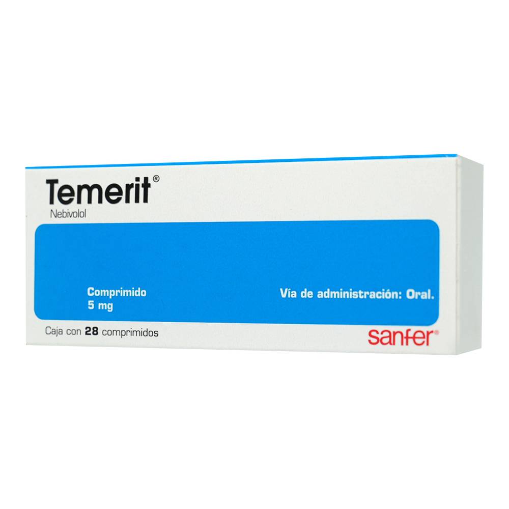 TEMERIT 5MG TABLETAS CON 28