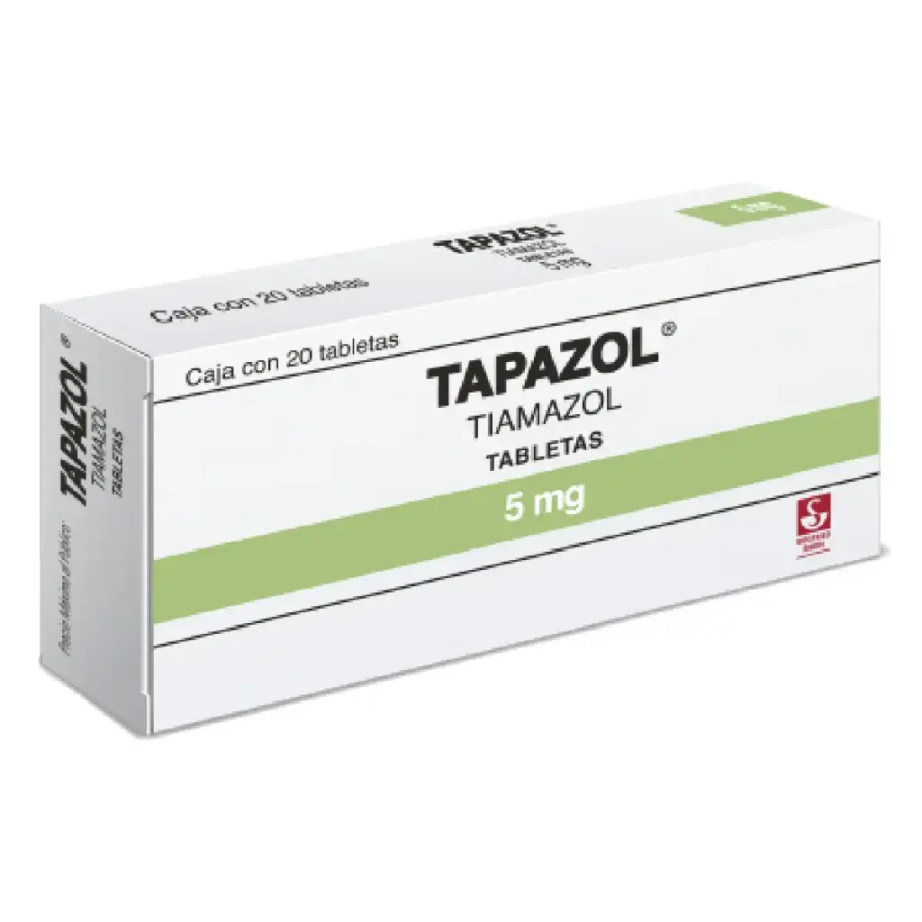 TAPAZOL 5MG TABLETAS CON 20