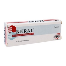 KERAL 25MG TABLETAS C/10