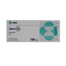 JANUVIA 100MG COMPRIMIDOS CON 28