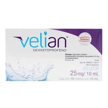 VELIAN 25MG SOLUCION SB 10ML C/10