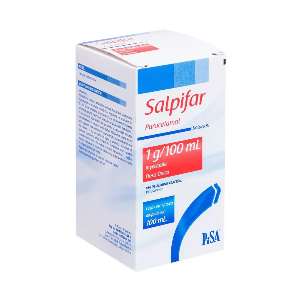 SALPIFAR IV 1G/100ML SOLUCION INY CON 1