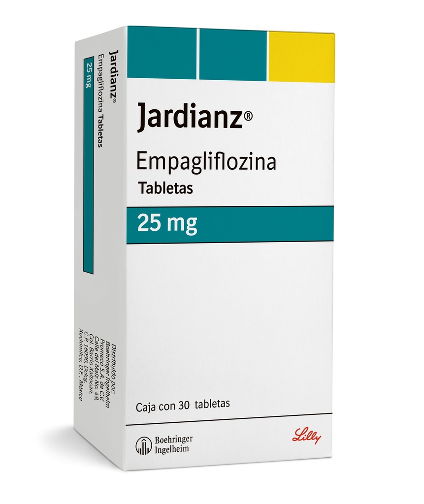JARDIANZ 25MG TABLETAS CON 30