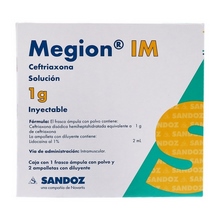 MEGION IM 1G FRASCO AMPULA C/1