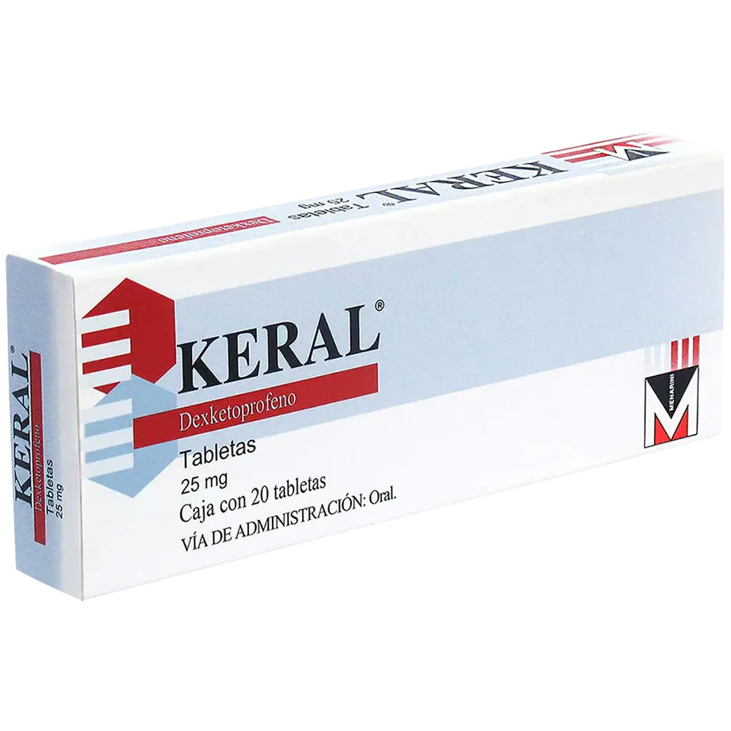 KERAL 25MG TABLETAS CON 20