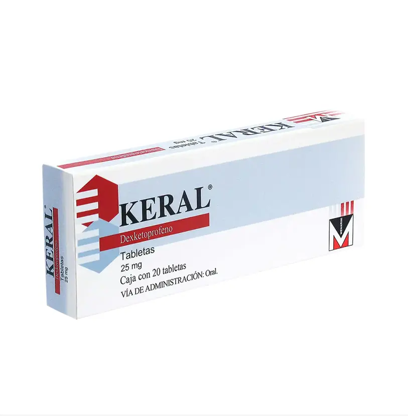 KERAL 25MG TABLETAS CON 20